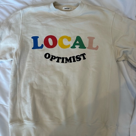 Madhappy Local Optimist Fleece Crewneck - Picture 4 of 5